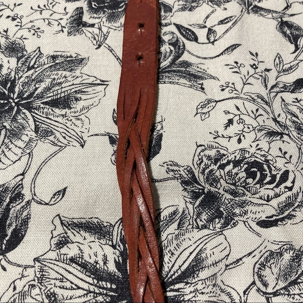 CHOKER Necklace Leather Adjustable  8” - Picture 4 of 5